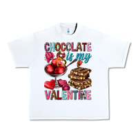 Chocolate Is My Valentine Urban Heavy Tee | Teevron