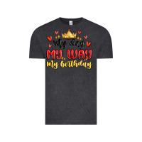 Vintage Black my day my way my birthday Vintage Tee - MaliasSmallBusiness
