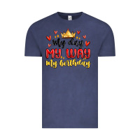 Vintage Denim my day my way my birthday Vintage Tee - MaliasSmallBusiness