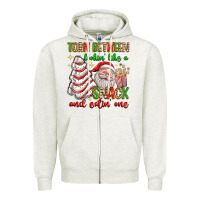 Oatmeal Heather torn between lookin' like a snack and eatin' one Zipper Hoodie - texasbilliewilder