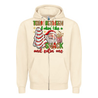 Sandshell torn between lookin' like a snack and eatin' one Zipper Hoodie - texasbilliewilder