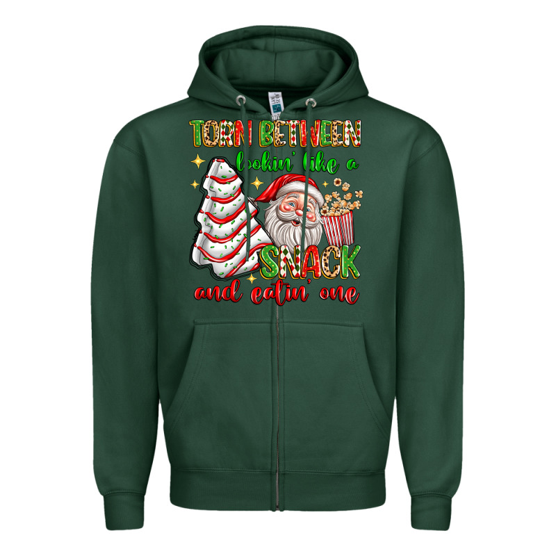 Torn Between Lookin' Like A Snack And Eatin' One Zipper Hoodie by texasbilliewilder | Teevron