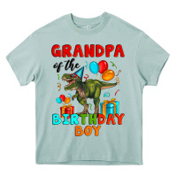 Arona grandpa of the birthday boy t rex Heavy Core Tee - Artiststas