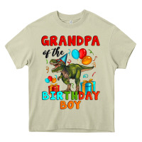 Mossy grandpa of the birthday boy t rex Heavy Core Tee - Artiststas