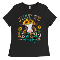 Black just be legend dairy heifer Ladies Tee - Jasminsmagicworld