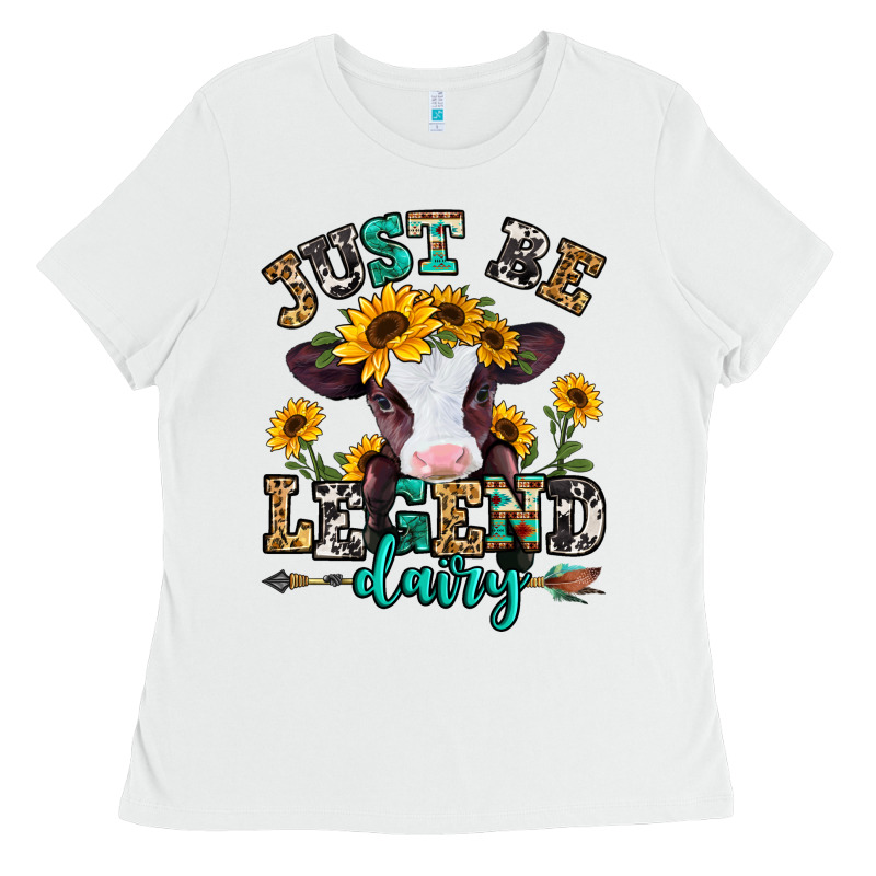 Just Be Legend Dairy Heifer Ladies Tee by Jasminsmagicworld | Teevron