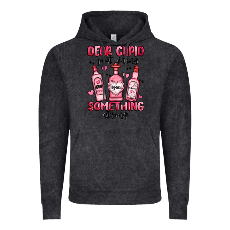 Dear Cupid Just Bring Something Strong Vintage Hoodie by MaliasSmallBusiness | Teevron