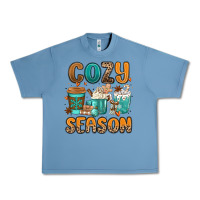 Pebble Blue cozy season winter coffee cups Urban Heavy Tee - MaliasSmallBusiness