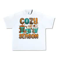 White cozy season winter coffee cups Urban Heavy Tee - MaliasSmallBusiness