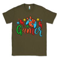 Army Green gamer Classic Tee - JahusDesignShop