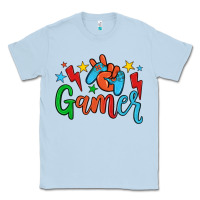 Dusty Blue gamer Classic Tee - JahusDesignShop