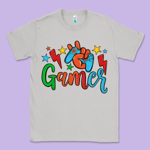 Gamer Classic Tee Designed By Jahusdesignshop