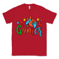 Red gamer Classic Tee - JahusDesignShop