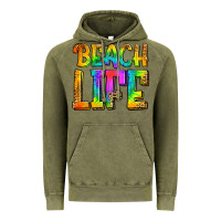 Vintage Olive beach life Vintage Hoodie - Jasminsmagicworld