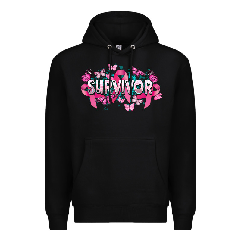 Cancer Survivor Cancer Awareness Premium Hoodie by HowdyJamesFarm | Teevron