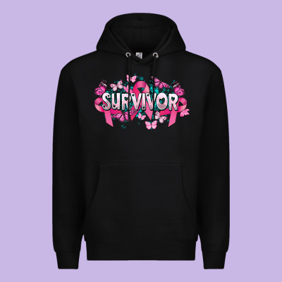Cancer Survivor Cancer Awareness Premium Hoodie Designed By Howdyjamesfarm