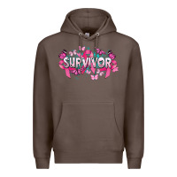 Coffee Cancer survivor Cancer Awareness Premium Hoodie - HowdyJamesFarm
