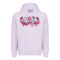 Lilac Cancer survivor Cancer Awareness Premium Hoodie - HowdyJamesFarm