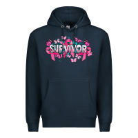Navy Cancer survivor Cancer Awareness Premium Hoodie - HowdyJamesFarm
