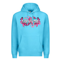 Ocean Blue Cancer survivor Cancer Awareness Premium Hoodie - HowdyJamesFarm