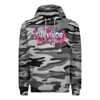 Slate Camo Cancer survivor Cancer Awareness Premium Hoodie - HowdyJamesFarm