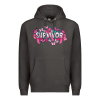 Smoke Cancer survivor Cancer Awareness Premium Hoodie - HowdyJamesFarm