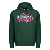 Sports Green Cancer survivor Cancer Awareness Premium Hoodie - HowdyJamesFarm