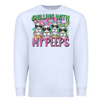 Chilling With My Peeps Easter Bunnies Premium Sweatshirt | Teevron