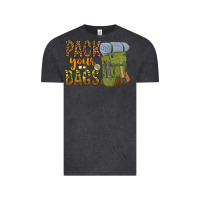 Vintage Black pack your bags Vintage Tee - NancyCooperArtShop