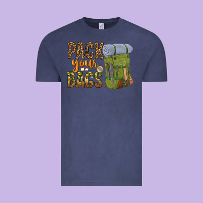 Pack Your Bags Vintage Tee Designed By Nancycooperartshop