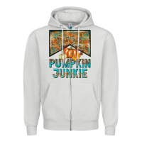 Pumpkin Junkie Zipper Hoodie | Teevron