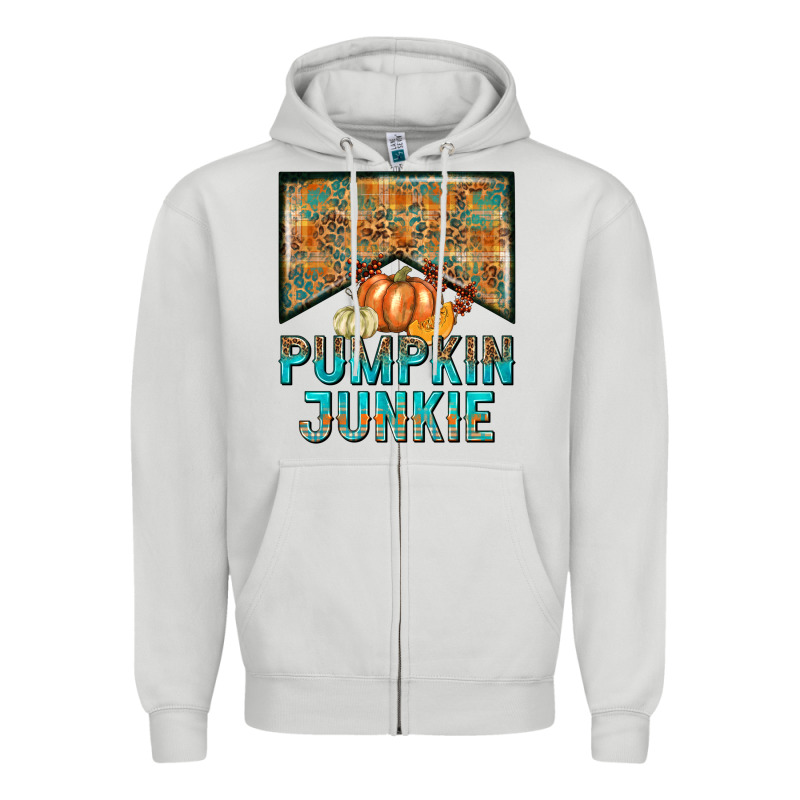 Pumpkin Junkie Zipper Hoodie by NancyCooperArtShop | Teevron