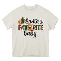Cream santa's favorite baby Heavy Core Tee - AdoDesignShop