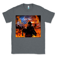 Charcoal Heather western firefighters Classic Tee - MaliasSmallBusiness