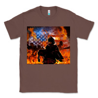 Chestnut western firefighters Classic Tee - MaliasSmallBusiness