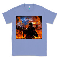 Colony Blue western firefighters Classic Tee - MaliasSmallBusiness