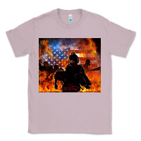 Lilac western firefighters Classic Tee - MaliasSmallBusiness