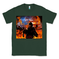 Sports Green western firefighters Classic Tee - MaliasSmallBusiness