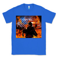 True Royal western firefighters Classic Tee - MaliasSmallBusiness