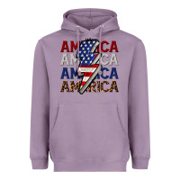 Lavender America with lightning bold Heavyweight Hoodie - CowGirlArtShop