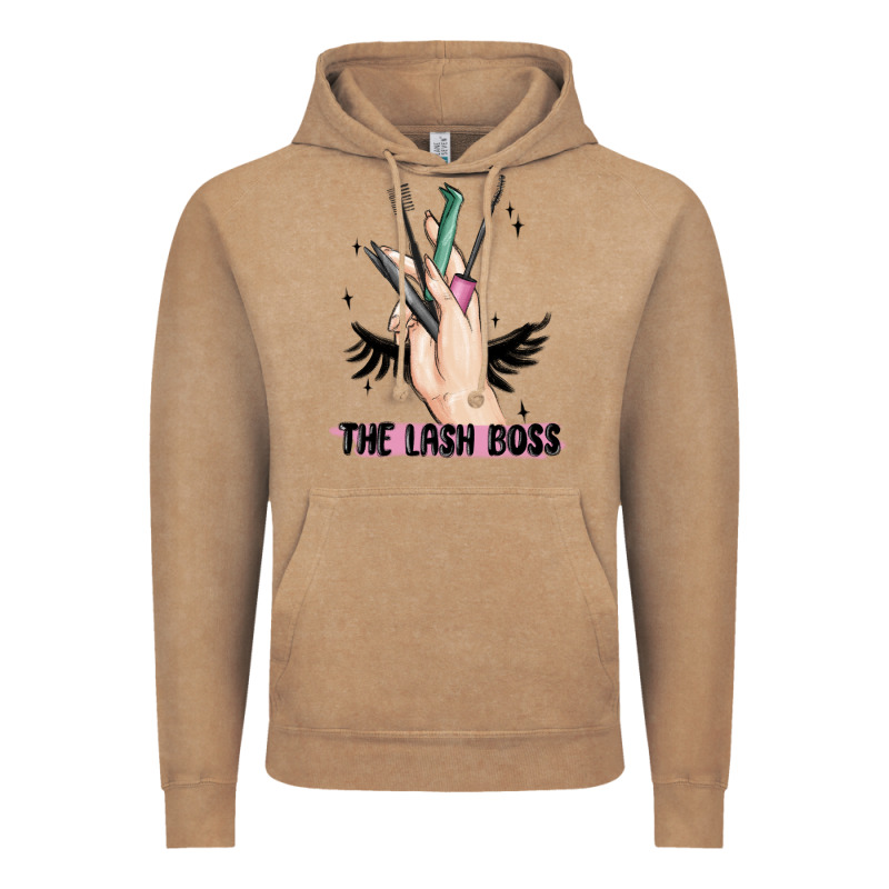 The Lash Boss Vintage Hoodie by MaliasSmallBusiness | Teevron