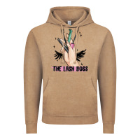 Vintage Coffee the lash boss Vintage Hoodie - MaliasSmallBusiness