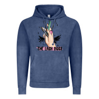 Vintage Denim the lash boss Vintage Hoodie - MaliasSmallBusiness