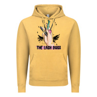 Vintage Mustard the lash boss Vintage Hoodie - MaliasSmallBusiness