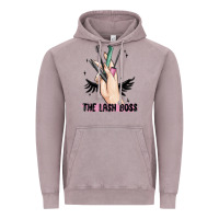 Vintage Zinc the lash boss Vintage Hoodie - MaliasSmallBusiness