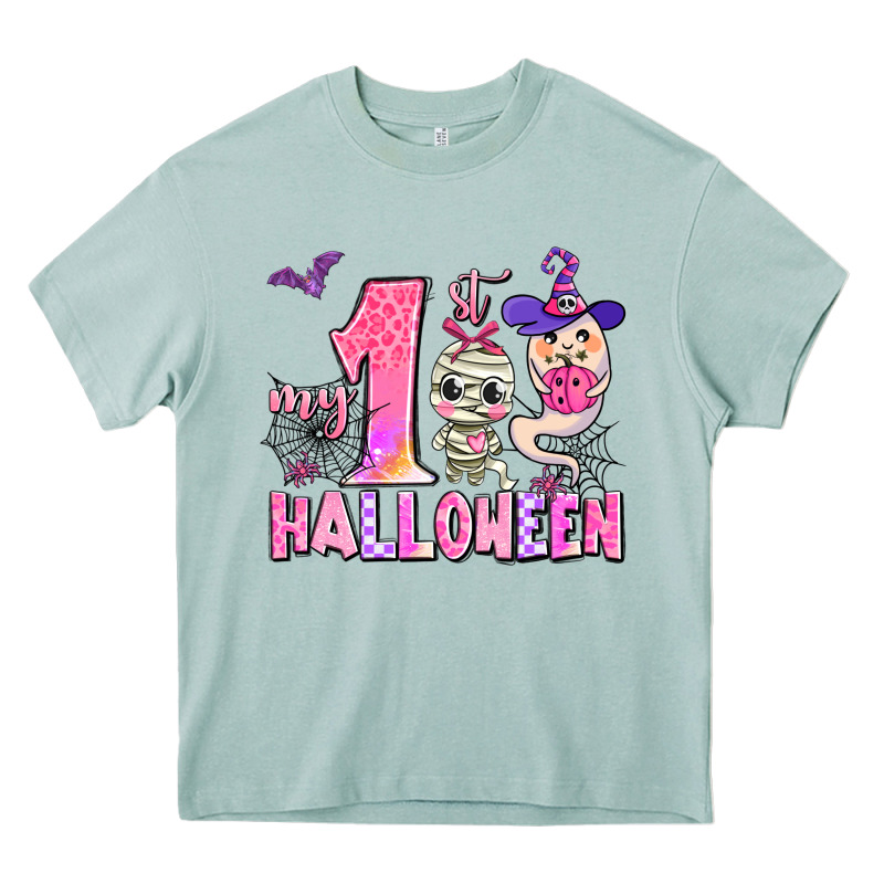 My First Pink Halloween Heavy Core Tee by AdoDesignShop | Teevron