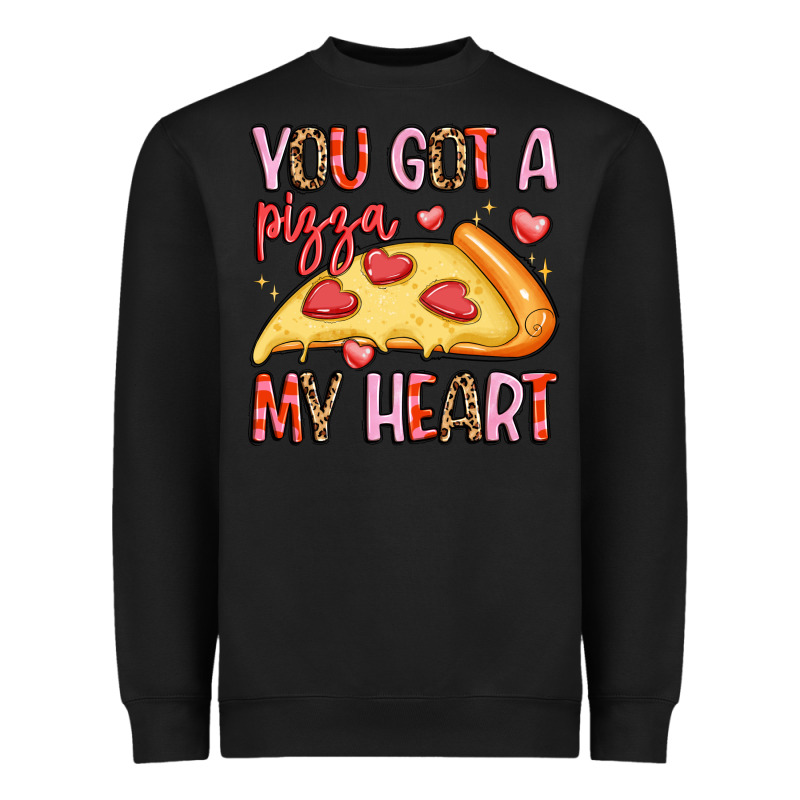 You Got A Pizza My Heart Heavyweight Sweatshirt by LillyAllenDesigns | Teevron