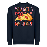 Navy you got a pizza my heart Heavyweight Sweatshirt - LillyAllenDesigns