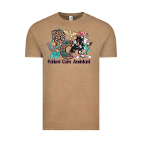Vintage Coffee pca patient care assistant western Vintage Tee - NancyCooperArtShop