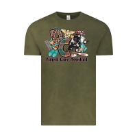 Vintage Olive pca patient care assistant western Vintage Tee - NancyCooperArtShop